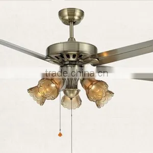 Light Chocolate Lampshade Ceiling Fan Light thumbnail-2