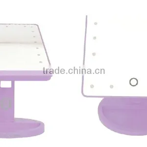 Single Side 180 Degree Free Rotating Compact Led Vanity Mirror thumbnail-6