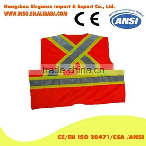 Cheap Price Wholesale Hi-vis Reflective Safety Vest With Pocket CE Certification thumbnail-2