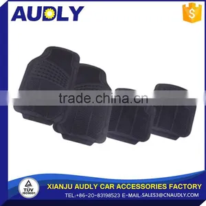 Eco-friendly No-smell Decorative 4pcs Rubber Car Mat thumbnail-1
