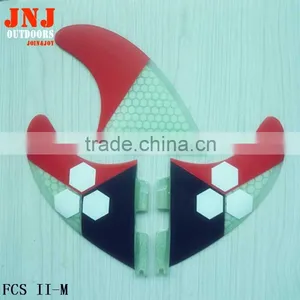 Perfect Quality FCS II M G5 Fins With Carbon Fiber Honey Comb Material for Surfing FCS 002 Size M thumbnail-2