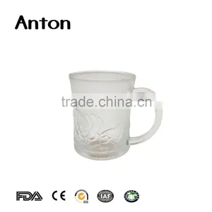8oz 2016 Newest Style Glass Cup Hot Sell Glass Cup Bottle Frost Glass Bottle thumbnail-1