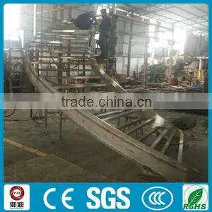 Stainless Steel Curved Staircase for Interior Decoration thumbnail-1