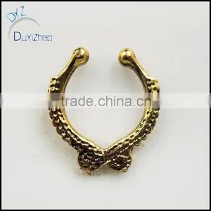 Fashion Hot Sale Simple Septum Clicker Nose Rings thumbnail-3