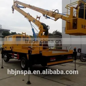 14m Red Aerial Work Platform Truck thumbnail-4