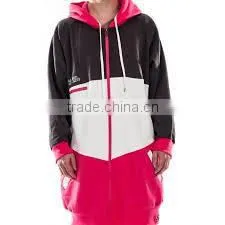 Wholesale Plain Crewneck Tall Hoodies/ Sweatshirt With Side Zipper thumbnail-1