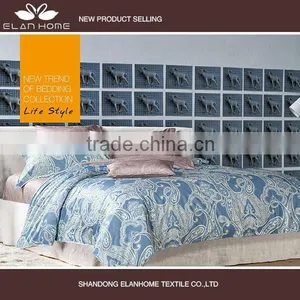 100% Cotton 133*72 40s*40s Reactive Printting Beautiful Comforter Cover Set With Zipper thumbnail-3