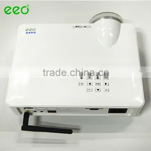 2015 Eeo 1080P 3D Home Theater DLP Projector White COLOR, 2015 NEW Projector thumbnail-3