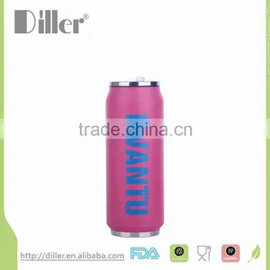 OEM ODM Private Label Water Tumbler With Straw Cola Shape Bottle Hot Water Flask thumbnail-1