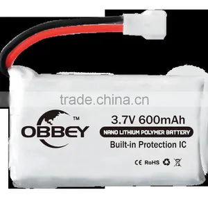 High Density Li-ion Battery 3.7v 600mah 802540 for SYMA X5C RC Models thumbnail-4