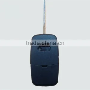 Uncut Folding 2 Boottons Keyless Entry Remote Flip Folding Car Key Shell For AudiA4 A6 A8 Key Shell thumbnail-3