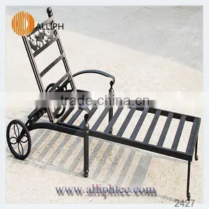 Cast Aluminum Chaise Lounge thumbnail-2