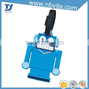 Wholesale Cartoon Dessign Its Luggage Tags to Print Baggage Tag Sticker Bags Accessories Branded Logos thumbnail-2