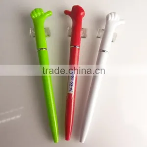 Very Good Cheap Gesture Pen Ballpoint Promotional Plastic Ball Pen thumbnail-2