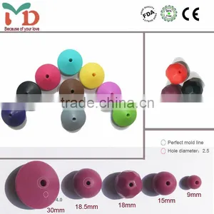 Chewable Teething Silicone Hand Made Beads Jewelry Beads and Findings thumbnail-5