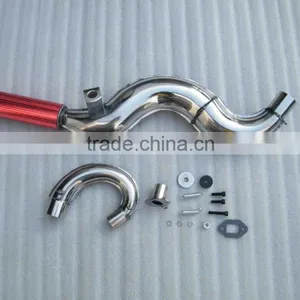 Motorcycle Ehaust Muffler for 2 Stoke 47cc-49cc Pocket Bike thumbnail-1