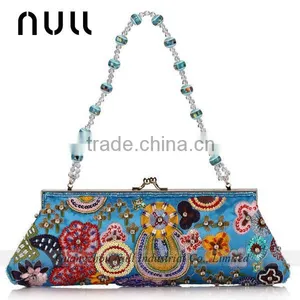 Customized National Embroidery Clucth Bags / Purses thumbnail-2