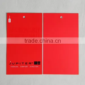 China Custom Red Garment Swing Tag for Latest Design Girls ' Net Dresses thumbnail-3