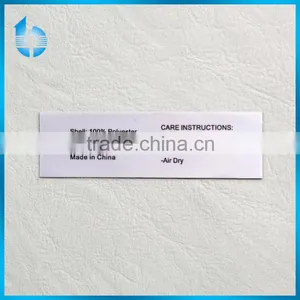 Printed Satin Tape Silk Washing Care Label for Arab Headscarf thumbnail-1