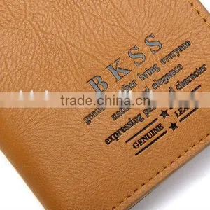 Business Card Wallet,fashion Men Leather Wallet,PU Wallet With Logo Custom thumbnail-2