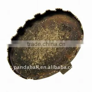 Brass Large Ring Settings, Antique, Oval Blank(KK-Q015-AB) thumbnail-1