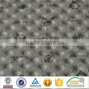 2016 Fashion Design SGS Checked Skin-friendly Print Tricot Lining Minky Dot Fabric thumbnail-1