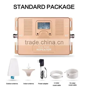 DUAL BAND, LCD, HIGH GAIN, 1800 2100mhz Cellphone Booster Amplifier 2G 3G 4G thumbnail-1