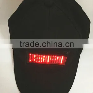 Led Funny Party Scrolling Message Led Hat thumbnail-2