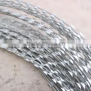 Modern Galvanized Steel Razor Wire For Fence (Factory) thumbnail-1