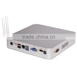 2016 New Fanless Mini Computer Low Power With Windows10 Intel N3150 HD Mini pc 1080p 1LAN 1 HDMI RAM 8GB 8GB SSD 500GB HDD thumbnail-1