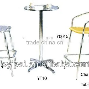 Metal Bar Table and Chairs Set YC014 YC015 YT10 thumbnail-3