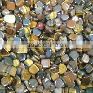 Natural Tiger Eye Tumbled Stone thumbnail-1