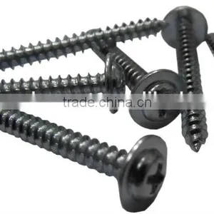 Cross Recessed Pan Washer Head Sheet Metal Screws thumbnail-1