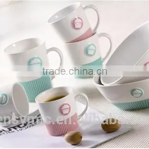 New Design Embossed Wholesale Porcelain Promotional Mug thumbnail-4