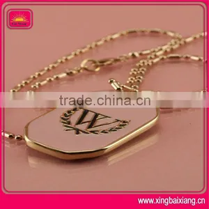 Fashion Design Customized Gold Plated Dog Tags thumbnail-1