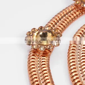 Fancy Populor Crystal Handmade Rhinestone Gold Chain thumbnail-2