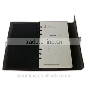 Hot Sale Leather Cover Notebook,custom High Quality Diary Book thumbnail-4