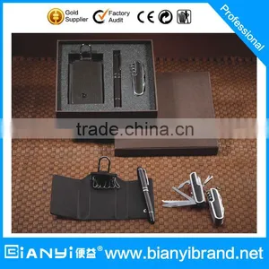 Pu Leather Business Gift Notebook Pen Set,notebook Pen Mobile Charger Gift Set,business Notebook Pen Gift Set thumbnail-1
