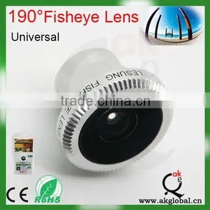 Mobile Phone Aluminum Magnetic 190 Degree Super Fisheye Camera Lens thumbnail-1