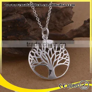 Plated 925 Silver Christmas Silver Tree of Life Pendant Necklace Quality Choice thumbnail-4