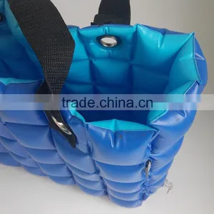 2 Color Durable Blue Portable Waterproof Woman's Bubble Beach Tote Large Bag thumbnail-3
