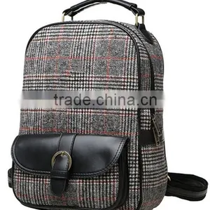 Hot Sale High Quality Coffee Vintage Travel Canvas Backpack thumbnail-2