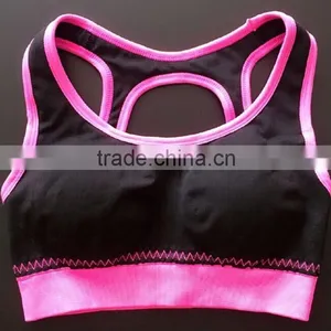 Lady's Breathable Comfort Sports Bra Running Yoga thumbnail-1