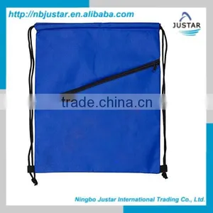 Big Promotional Polyester Fabric Economically Priced Custom Logo Printed Cheap Backpack Bag Drawstring thumbnail-4