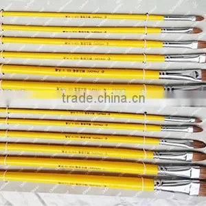 Nylon Hair Artist Paint Brush Set Watercolor Acrylic Oil Painting Art Painting Brush Handle Brush Oil Acrylic Brush thumbnail-2
