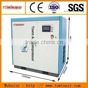 11KW Oil Free Screw Type Medical Air Compressor From Shanghai Towin thumbnail-1