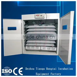 HTC-9 1320 Chicken Eggs CE Approved Full Automatic Chicken Egg Incubator for Sale thumbnail-4