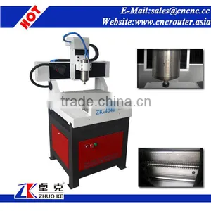 Small Size PCB CNC Router Machine ZK-4040 For Circuit Board 400*400MM 1.5KW Water Cooling Spindle thumbnail-1