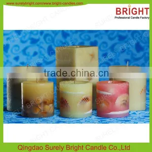 Colored Scented Pillar Candles in Bulk thumbnail-1