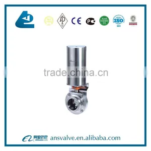 Sanitary Pneumatic Butterfly Valve thumbnail-1
